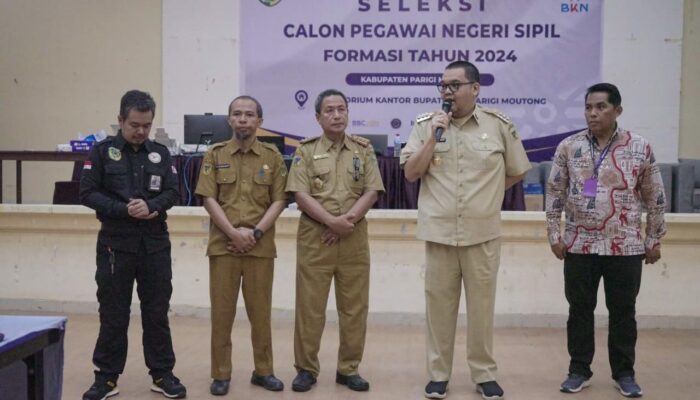 Pj Bupati Parigi Moutong Pastikan Seleksi CPNS Murni Hasil Tes BKN Pusat