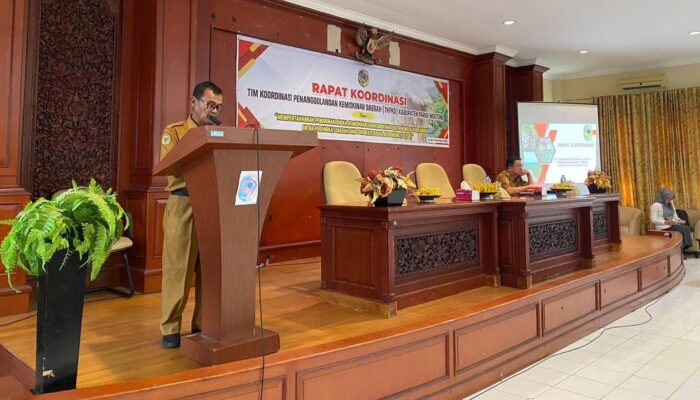 Rapat Tim Koordinasi Penaggulangan Kemiskiman Daerah Kabupaten Parigi Moutong