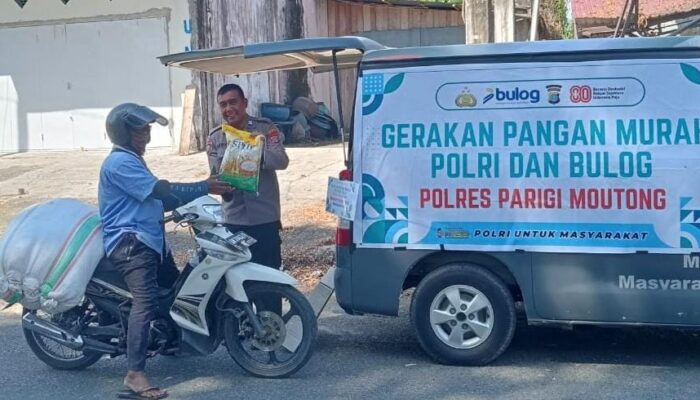Polres Parigi Moutong Gelar Gerakan Pangan Murah