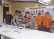 Polres Parimo Bekuk Empat Pengedar Sabu