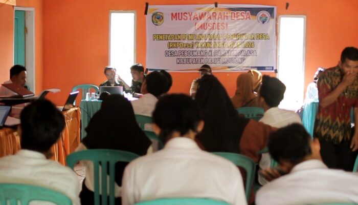 Pemdes Pebounang Tetapkan RKPDes Tahun 2026