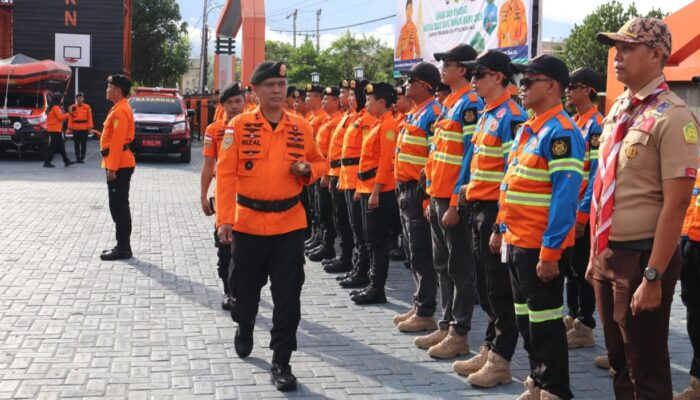 Jelang Nataru 2025-2026, Kantor Pencarian dan Pertolongan Palu Gelar Apel Siaga