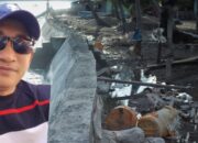 Ketua Kobar Parimo Sebut  Pekerjaan Tanggul Pengaman Pantai Ulatan Diduga Dikerjakan Asal-asalan