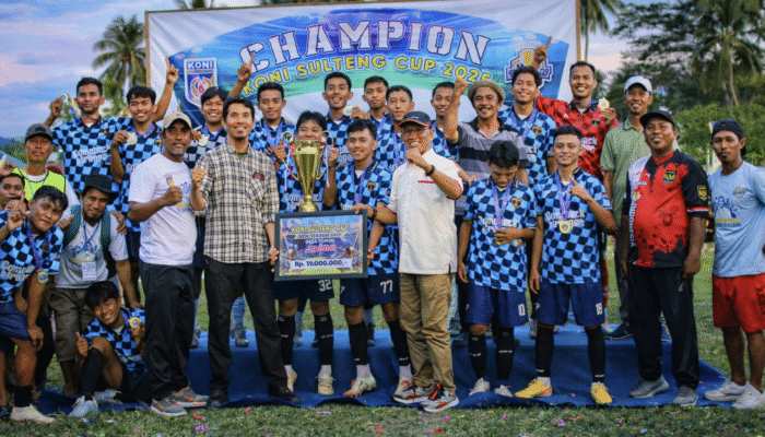 Dari Tomini ke Porprov 2026, Erik Hamzah : KONI Sulteng Cup 2025 Ajang Pencarian Bakat