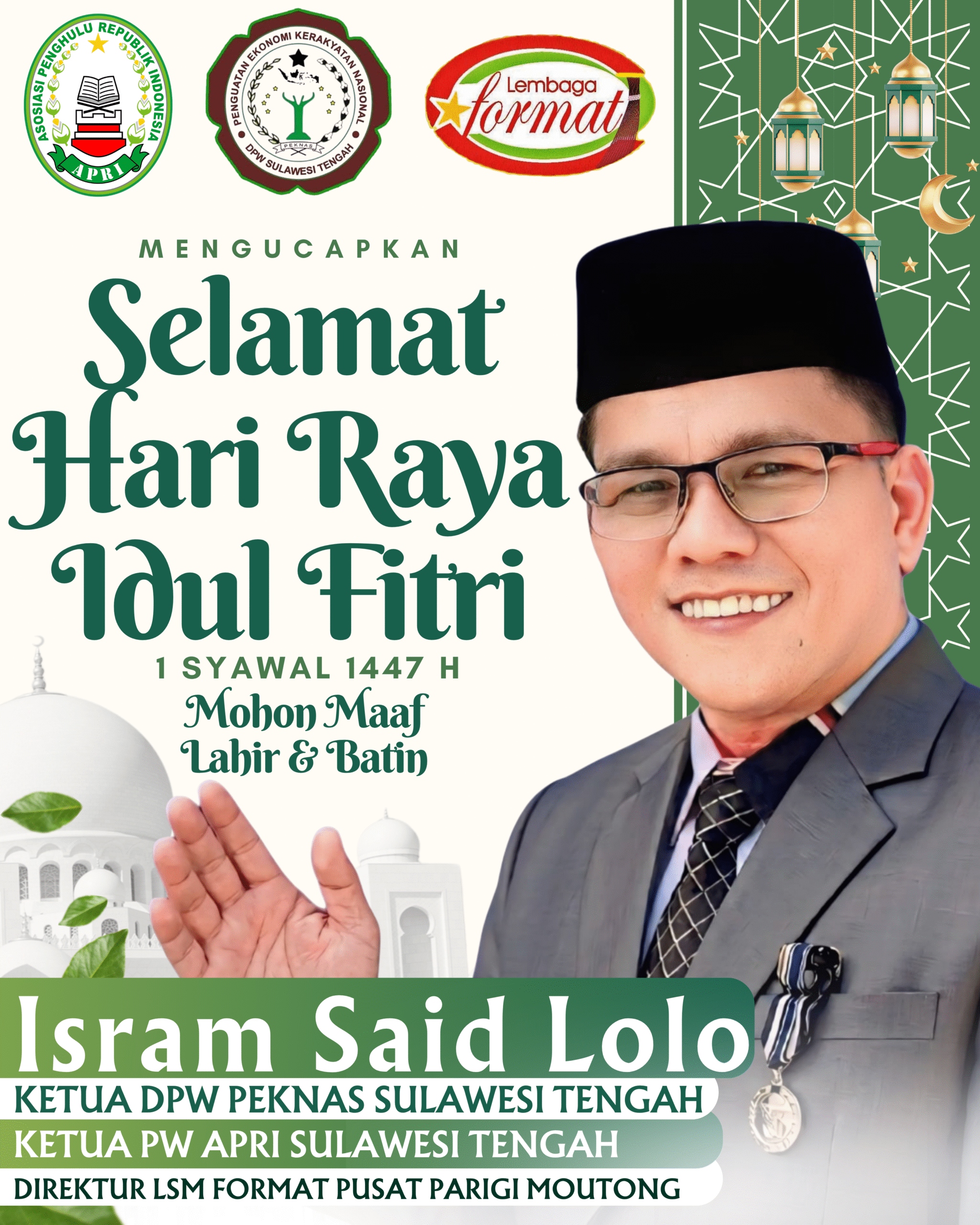 putih dan hijau ucapan selamat hari raya idul fitri instagram post 20260320 155302 0000