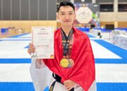 Anggota Polri Asal Sulteng Ukir Prestasi Internasional di Kejuaraan Taekwondo Jepang