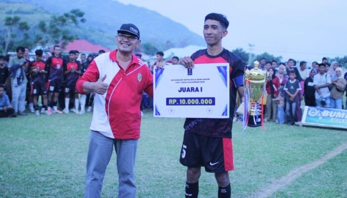 Turnamen Bumi Angin Cup 1 Ogoansam 2025 Sukses Digelar, Persibar Junior Juara Usai Adu Penalti