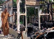 Satu Rumah di Donggulu Selatan Ludes Terbakar, Diduga Akibat Korsleting Listrik