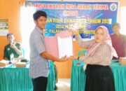 Serah Terima Pekerjaan 2025, Pemdes Pebounang Ajak Warga Jaga Aset Desa
