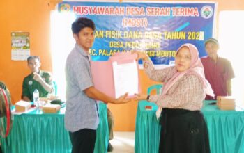 Serah Terima Pekerjaan 2025, Pemdes Pebounang Ajak Warga Jaga Aset Desa