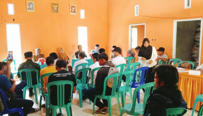 Pemdes Pebounang Bahas Perdes Pernikahan Dini dan PAD