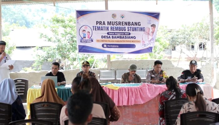 Pemdes Bambasiang Laksanakan Rembuk Tematik Stunting