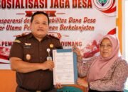 Pemdes Pebounang Teken MoU Bersama Cabjari Parimo di Tinombo