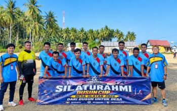 Aparat Ulatan FC Ikut Meriahkan Turnamen Silaturahmi Dusun Cup